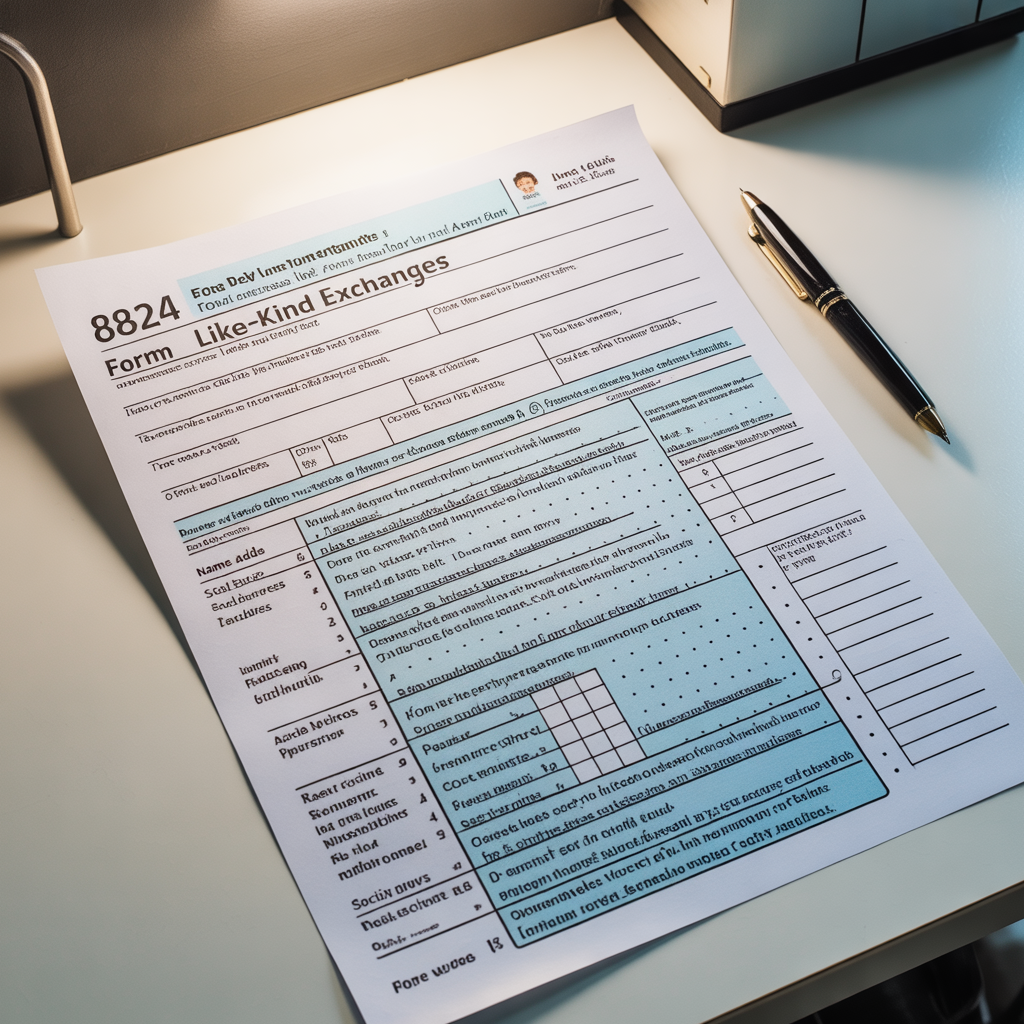 Tax form for like-kind exchanges